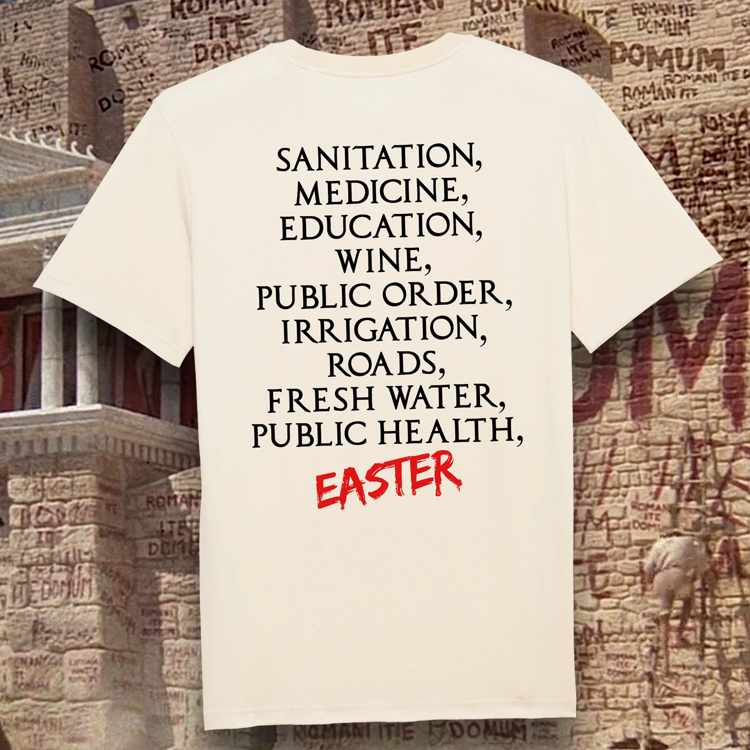 "What Have The Romans Ever Done For Us?" T-Shirt - Image 3
